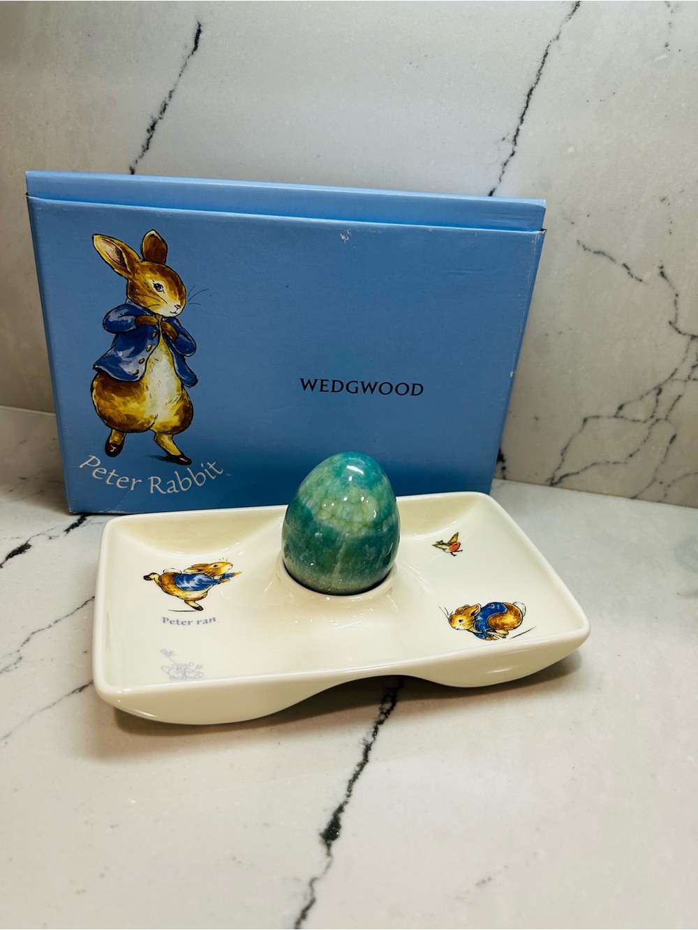 Wedgwood Peter Rabbit Egg Cup Tray in Original Box